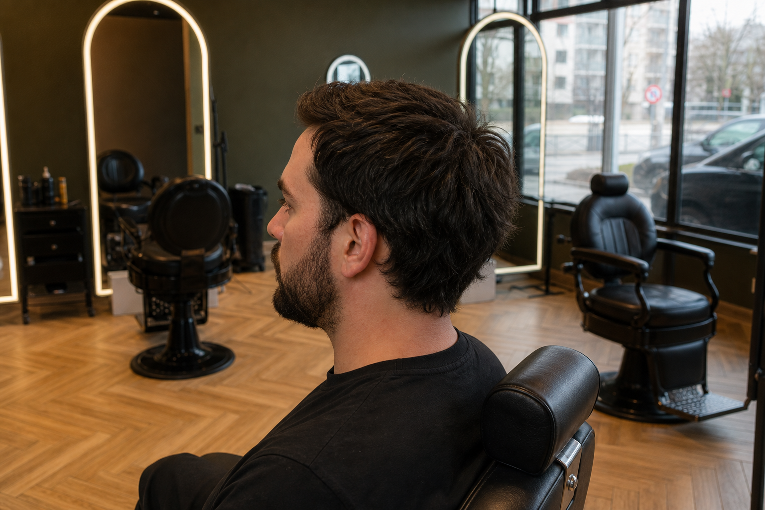 Avant : transformation chez Rituel Barber