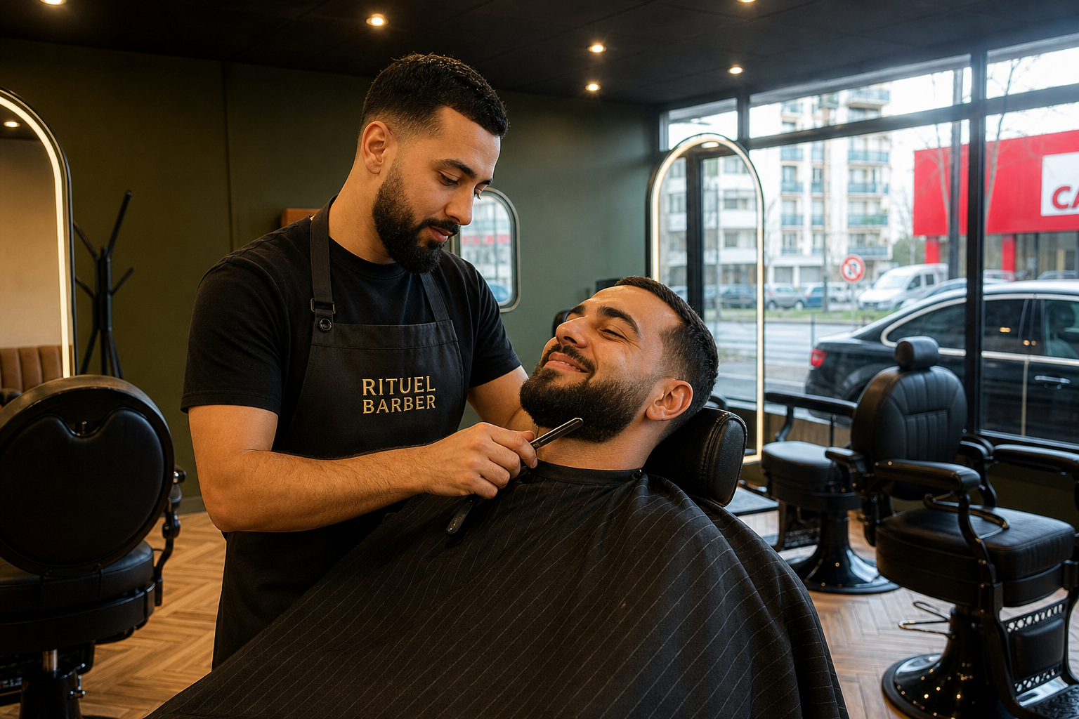 Taille de barbe chez Rituel Barber